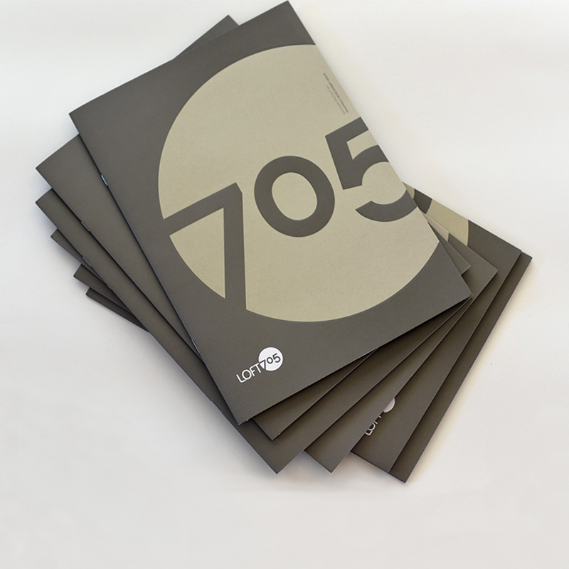 Loft 705 brochures and catalogues design
