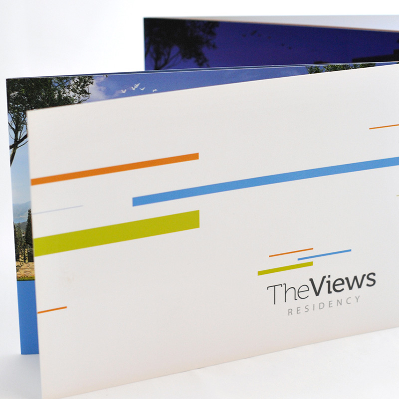 The Views residency logo design